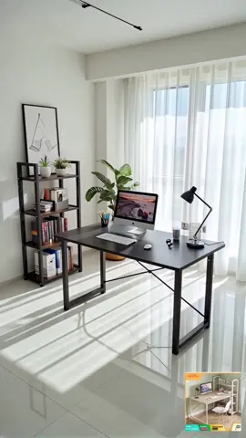 meja belajar etife desain modern minimalis dengan rak buku kokoh dan luas bikin kerja atau belajar makin nyaman buruan beli sekarang sebelum stok habis [HASHTAG] #mejabelajar #mejakerja #mejarakbuku #mejaterbaru #mejaminimalis          