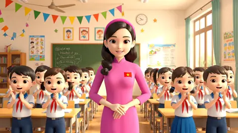 Video giới thiệu vào tiết dự giờ. #gioithieu #lophoc #giaovien #veo3 #xuhuongtiktok 