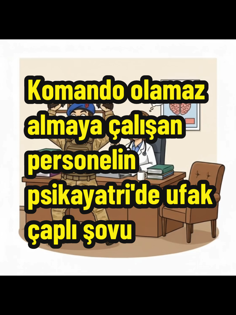 Komando olamaz almaya çalışan personelin psikayatri'de ufak çaplı şovu 🤣 #jandarma  #komando  #mizah  #kesfetteyiz  #psikolog 