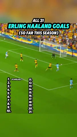 Every Haaland goal this season 🔥 #erlinghaaland #mancity #norway #PremierLeague #goals 