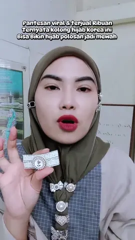 Kolong hijab viral korea bikin hijab polosan jadi mewah #hijab  #outfit  #accessories #tiktoklive #livehighlights  