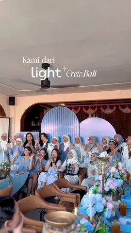 seru banget bisa ikut special launch produk @lightplus @Wardahbeauty_bali 🩵 dan jadi bagian dari #lightplus #lightpluscrew 