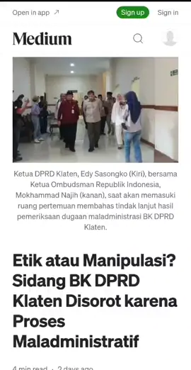 Ombudsman RI ( ORI ) Turun Gunung, Maladministrasi DPRD Klaten Disorot #ombudsman #maladministrasidprdklaten #pelanggaranetikadprdklaten #ketuadprdklaten #dprdklaten 