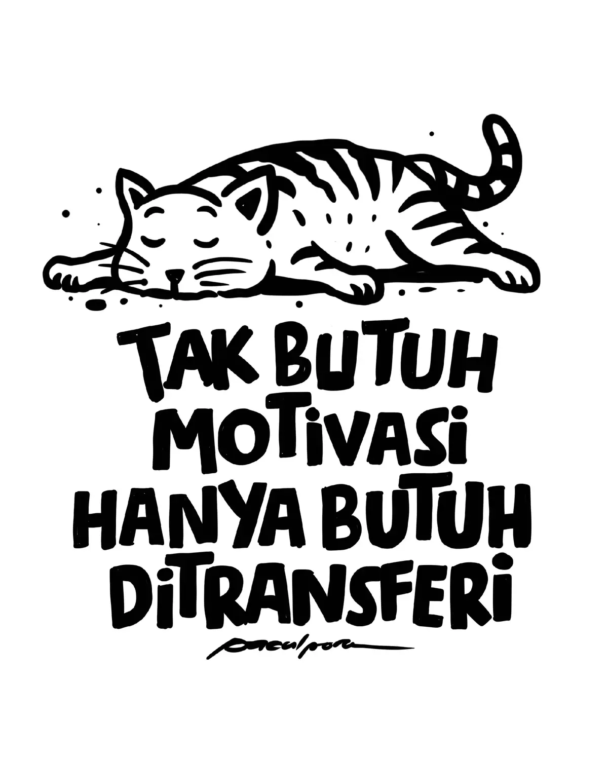 Karena dibalik kesulitan, pasti ada kesusahan 😁 #paculpora #illustration #gambarilustrasi #artdrawing #inking #manualdrawing #ilustrasi #tiktokartvideos #sampahvisual #poster 