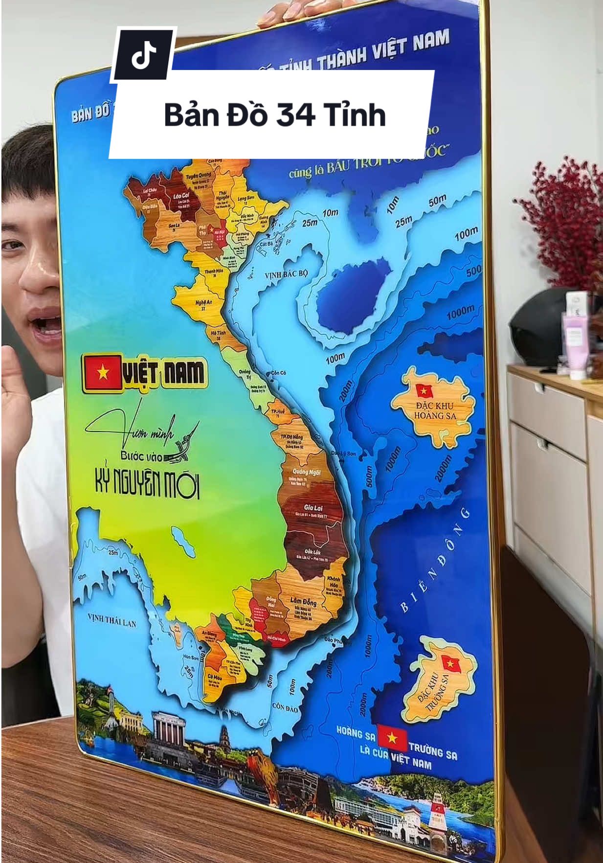 Bản đồ 34 tỉnh sau sáp nhập #haohomhinh #bando34tinhthanh 