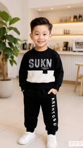 👦❄️ “Trời lạnh mặc vào là ấm áp ngay – bé trai vừa năng động vừa cực ngầu!” #khanhlinhvame #bobetrai #bothudongchobe #bodaitaychobe #thoitrangtreem 