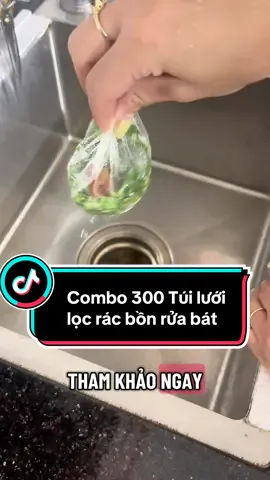 Combo300 túi lưới lọc rác bồn rửa bát chống tắc cống hiệu quả. Giữ vệ sinh sạch sẽ #ngatinkhosi #tuiluoilocracbonruachen #luoilocrac #combo300tuiluoilocrac #giadungthongminh2025  @Nga Tìn xin chào!  @Nga Tìn xin chào!  @Nga Tìn xin chào! 