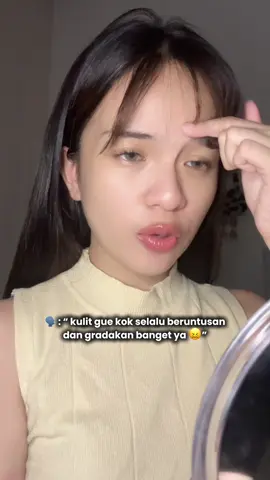 Gimana ga gradakan kulitnya… 😩 #ForSkinsSake #eksfloliasi #skincaretrend 