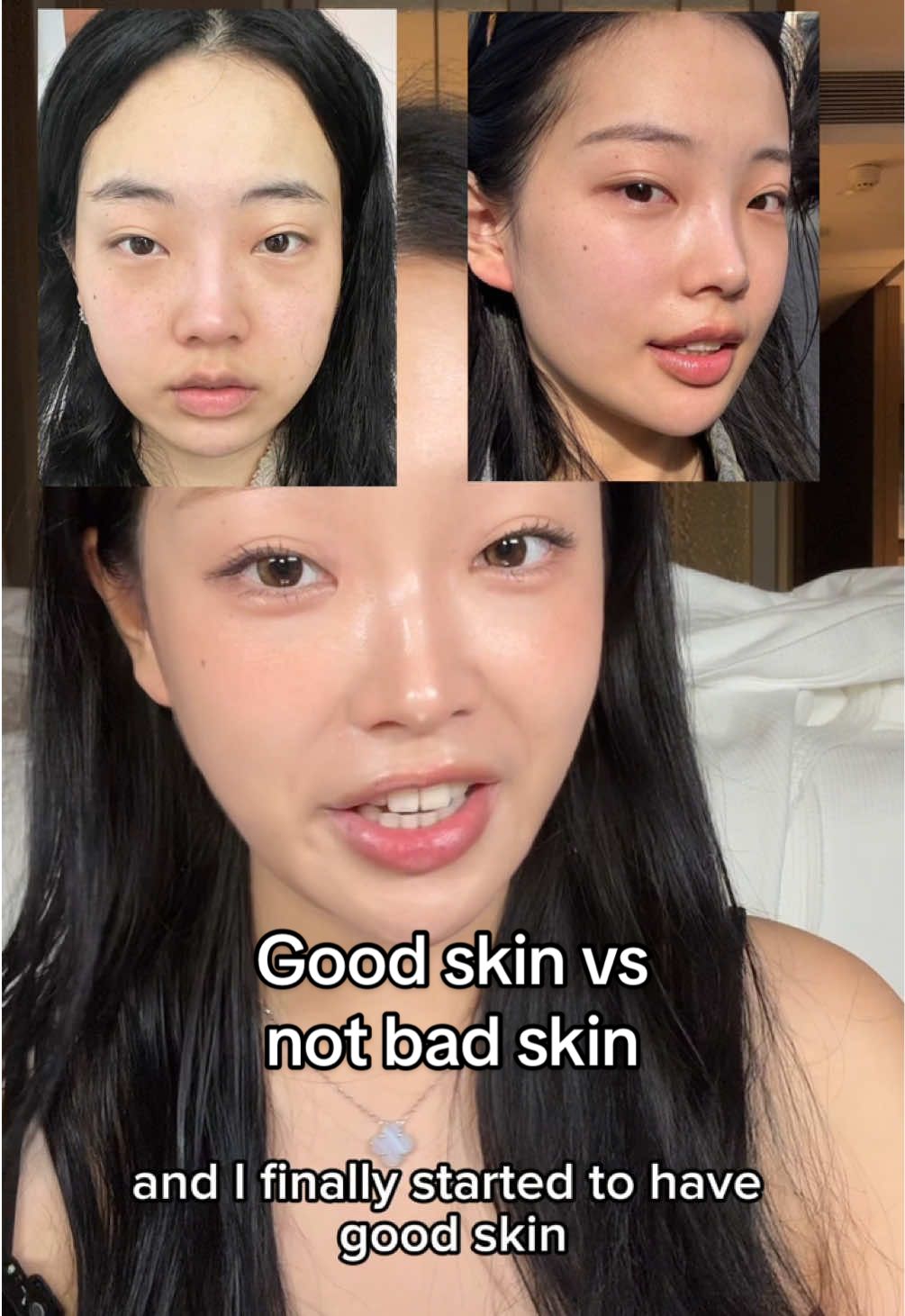 how to level up your skin from not bad to glowy good glass skin!? @EQQUALBERRY NAD+ serum! Ad #koreanskincare #kbeauty #glassskin #glowyskin #nad