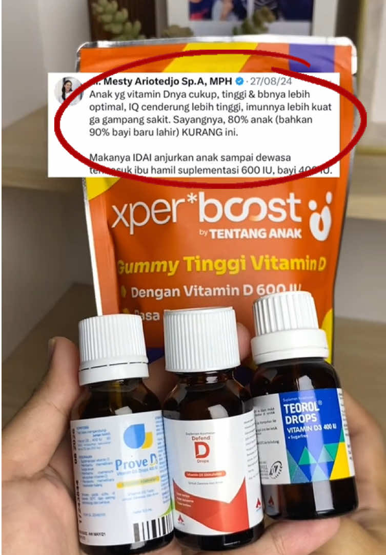 Sebanyak itu manfaat vitamin D untuk bantu optimalkan tumbuh kembang anak jadi yuk kasih anak kita vitamin D tiap hari😊 #vitamind #vitamind3 #peninggibadan #vitaminanak #suplemenanak 