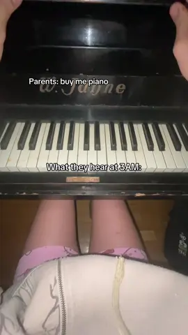 Yay (they sold my piano after this) #piano #fyp #olddoll #olddoll #Madfather 