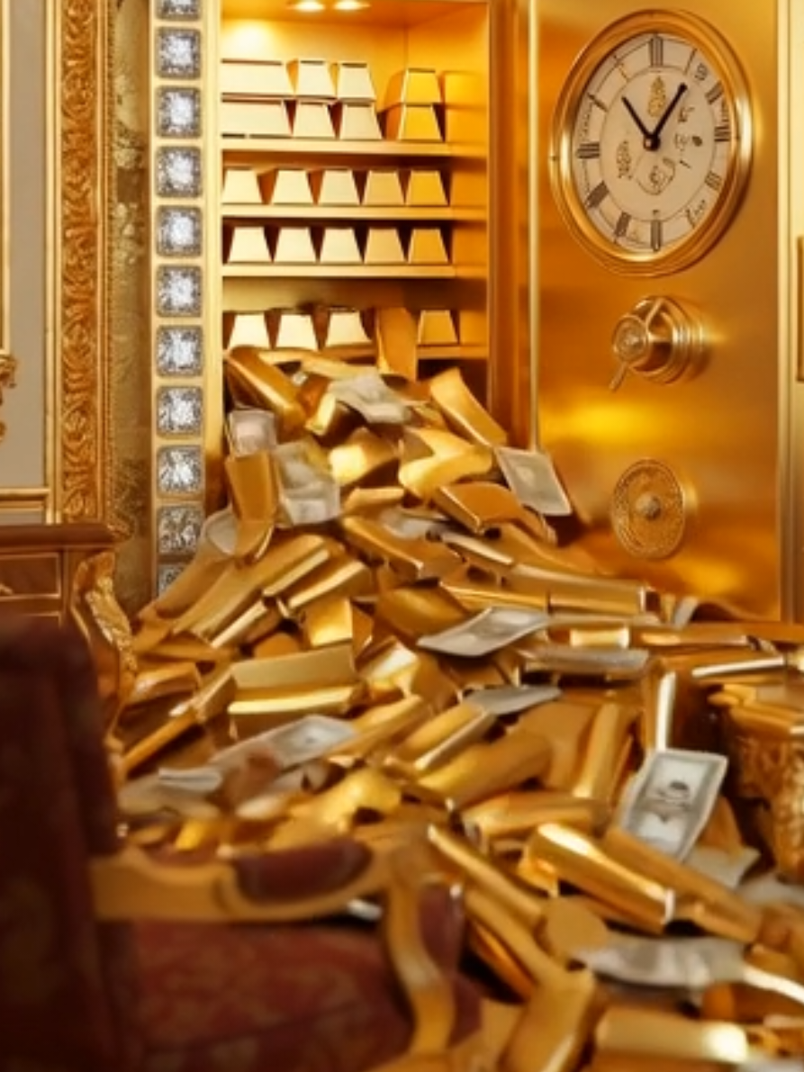 금고 문이 열리면서 금괴와 돈이 쏟아진다 As the safe door opens, gold bars and money pour out. Khi cửa két sắt mở ra, vàng thỏi và tiền đổ ra. Saat pintu aman terbuka, emas batangan dan uang mengalir keluar. 随着保险柜门的打开,金条和钱就大量地涌出来了。 #golden #money #rich #richlife #돈들어오는영상 #배경화면 #행운 #부자되는법 #부자 