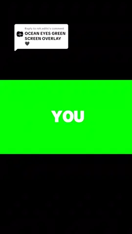 OCEAN EYES GREEN SCREEN OVERLAY #codm #codmedit #codmph #codmobileclips #rohcodm 