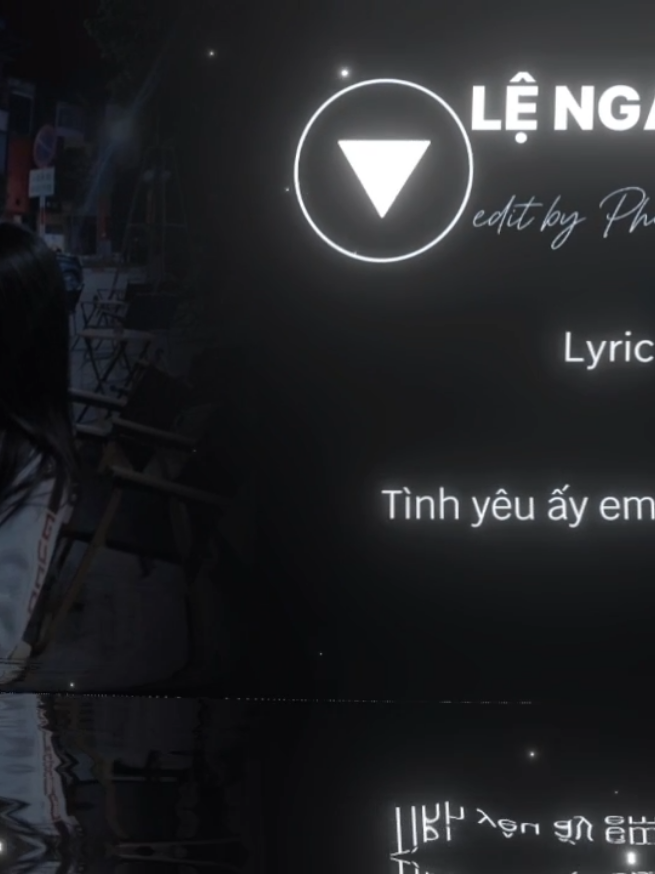 LỆ NGANG TRỜI #viral #lyricsvideo #nhachaymoingay #music #fyp 