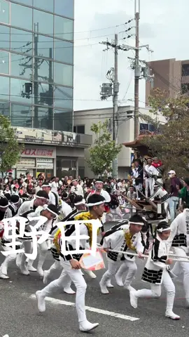 野田パレードやりまわし#だんじり #熊取 #野田#パレード#やりまわし