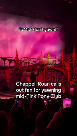 how dare they disrespect the QUEEN #chappellroan #fyp #pinkponyclub #visionsofdamselsandotherdangerousthings #pasadenanight1 