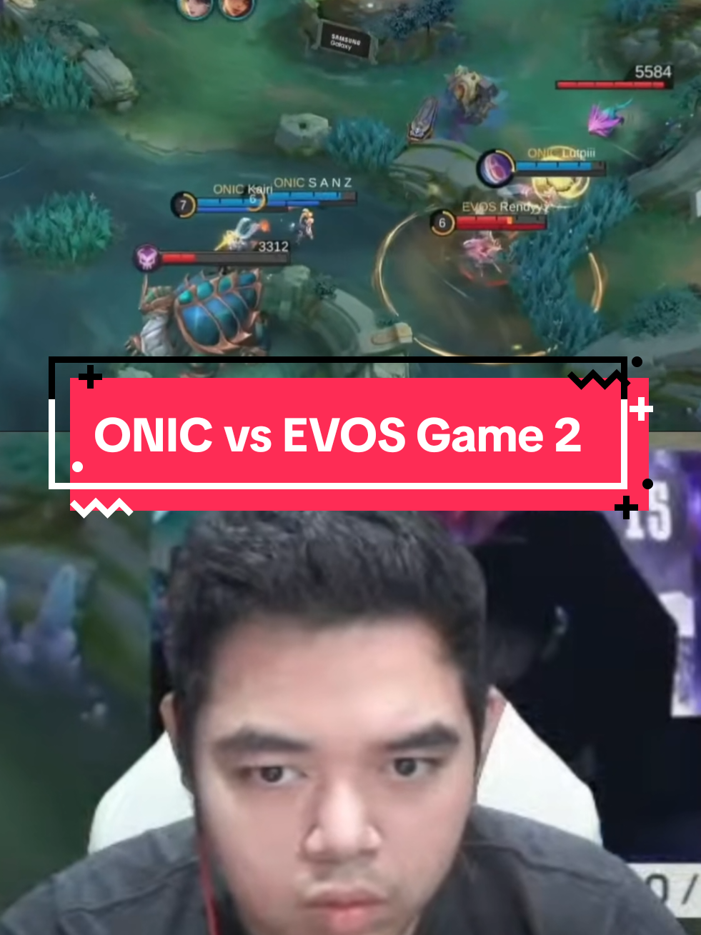 Full team fight ONIC vs EVOS Game 2😱🔥 #onicesport #evosesports #MLBB9TH #MLBB #planofpublisher 