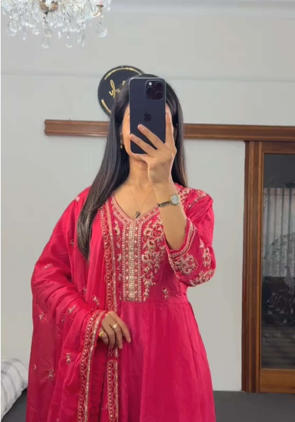 New arrivals. Reni pink Anarkali set. . . . . #behuli_australia❤️ #fyp #unfreezemyacount #goviral #traditionalwearinaustralia 