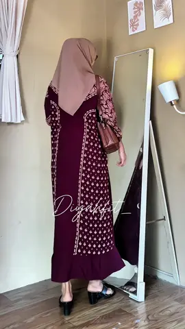 Dress murce warna burgundy 😍