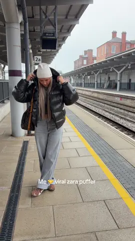 In love @ZARA #zara #pufferjacket #winterfit #fyp #fitcheck 