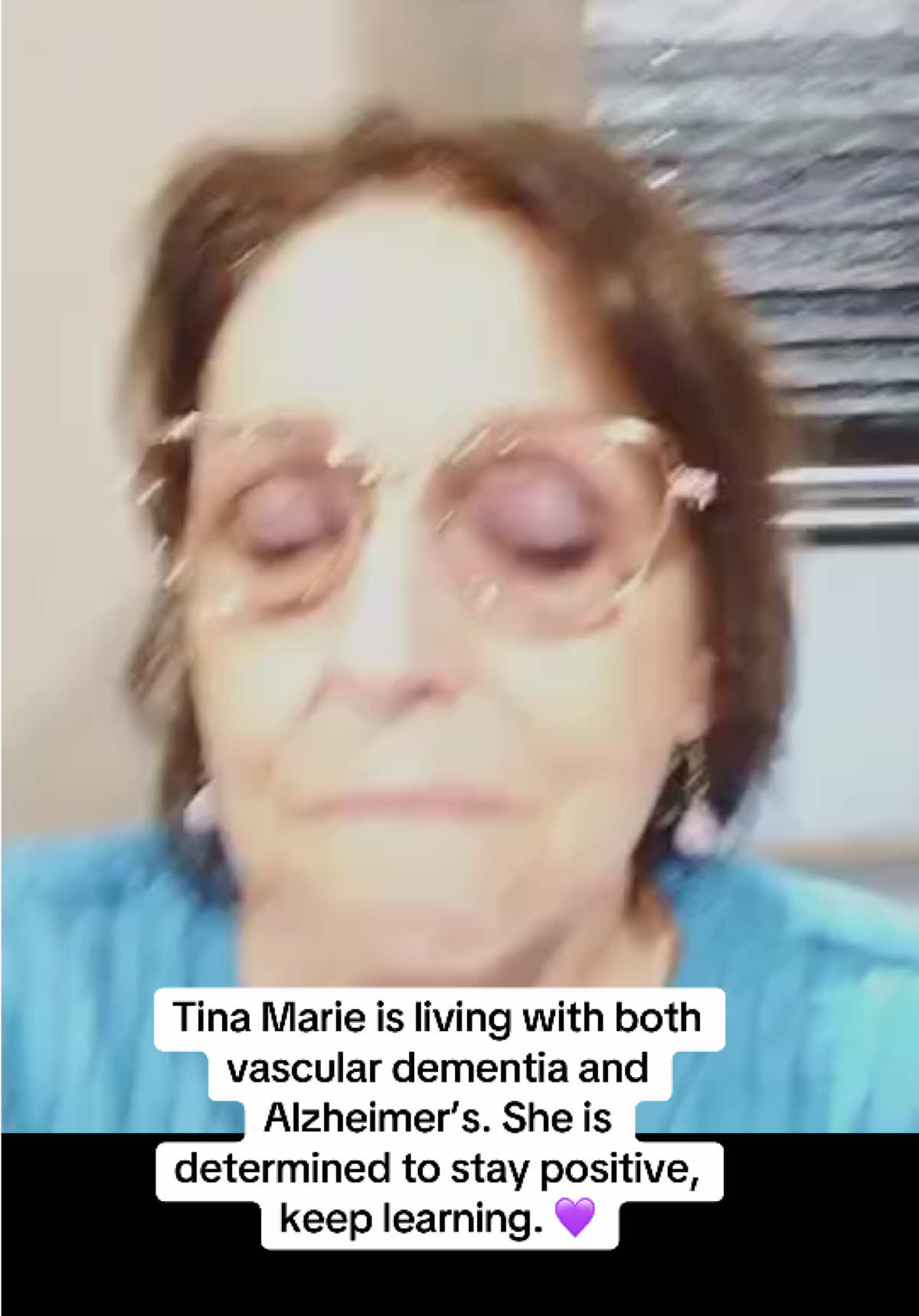 🧠 “There’s nothing you can do except make yourself healthier, so that’s what I’m doing.” Meet Tina Marie. She’s living with both vascular #dementia and #Alzheimers and she’s determined to stay positive, keep learning, and build new brain pathways through creativity, gratitude, and faith. 💜 She reminds us that even after a #diagnosis, there’s always something we can do to care for our minds and hearts. 📢 Do you have a #JourneyToDiagnosis story to share? We’d love to hear it! Share in the comments or email lauren@beingpatient.com. #BPJourneyToDiagnosis