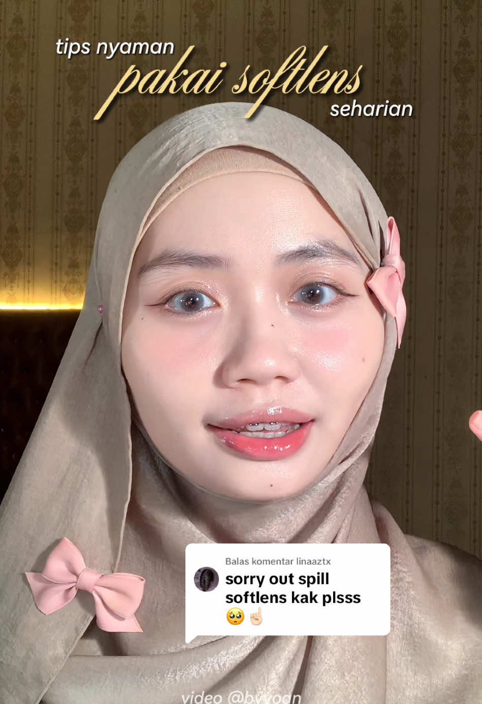 Membalas @linaaztx spill softlens harga 20ribuan yang nyaman + tips pakai softlens seharian ala byyoan ✨ btw lagi promo 10.10 harganya start 14ribuan, buruan beli sebelum sold out👌🏻 #rekomendasisoftlens #softlens #softlensnyaman #softlenspemula #tipspakaisoftlens 