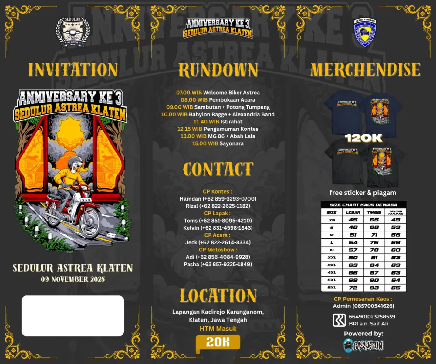 #astreaindonesia #sedulurastreaklaten #klaten24jam #astreagrandindonesia #itokgank 