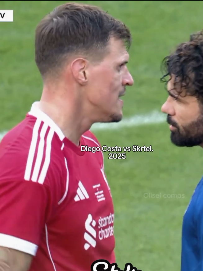 This battle has no end☠️ | Diego Costa vs skrtel #diegocosta #skrtal #chalsea #liverpool #legends #fyp 