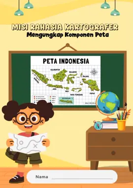 selalu percaya dan yakin bahwa anak anak bisa menyelesaikan misi rahasia kartografer ini dimana mereka akan mengungkap komponen yang ada dalam peta #komponenpeta #kartografer #peta #belajarbarengsyaukidz #ipas 