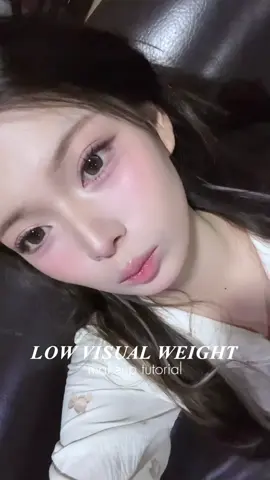 Replying to @user99742035029 low visual weight makeup tutorial!! (detailed version) aku udah berusha jelasin se detail mungkin guyss!! tp kalau belum detail should i do makeup tutorial di livee??? komen yaaa🫶🏻🫶🏻