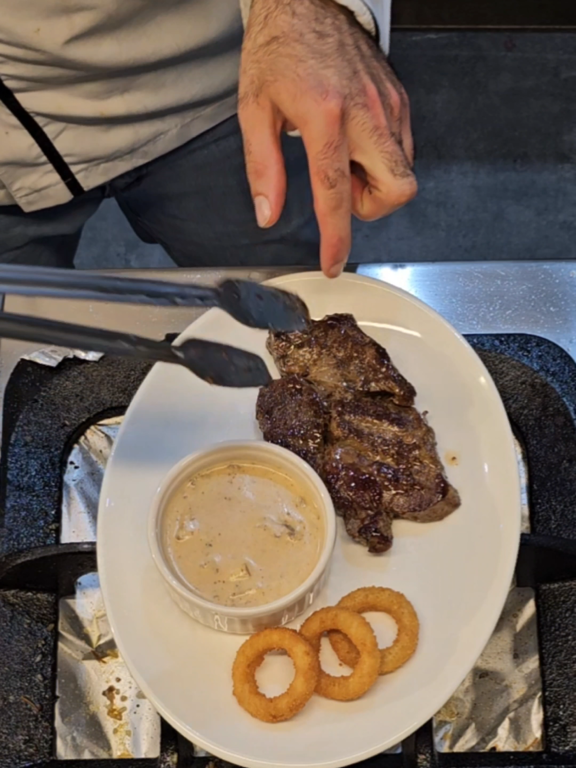 Mushroom steak 🥩🍄  ستيك فطر  MAHMOUDCHEF  #chef #on #طبخ #food 