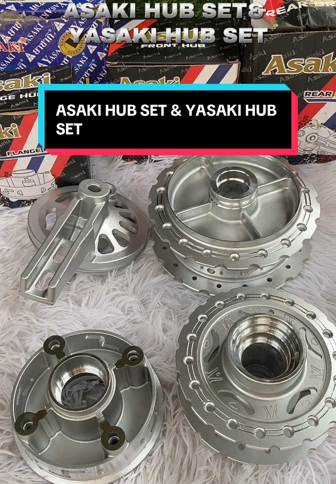 SOLID TO MGA BOSSING NITUNG ASAKI HUB SET & YASAKI HUB SET🥵😱 #asakihubset #hubset #yasakihubset #asakihubset #universal #motorshow2025🏍️❤️ #motorshop2025 #motorcycleaccessories 