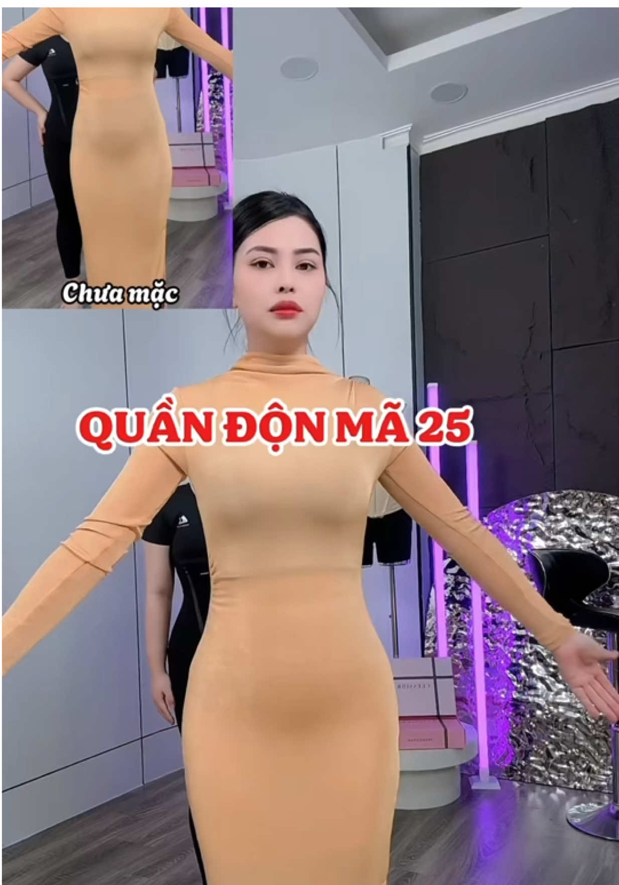 Quần độn hông và đào mút may cố định , mặc đồ xuyên thấu cũng không sợ lộ đây chị em ơi #quandonhongvamong #quandonmong #quandonhong  
