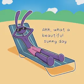 I'm enjoying the prospect of a lighthearted beach adventure before ep 7 releases #tadc #funnybunny #theamazingdigitalcircus #jax #pomni