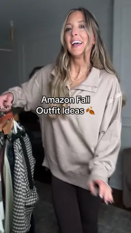 Amazon Fall Outfit Ideas all on my storefront 🍂🌼🤍 #falloutfits #fallseason #momoutfit #amazonmusthaves #casualoutfits 