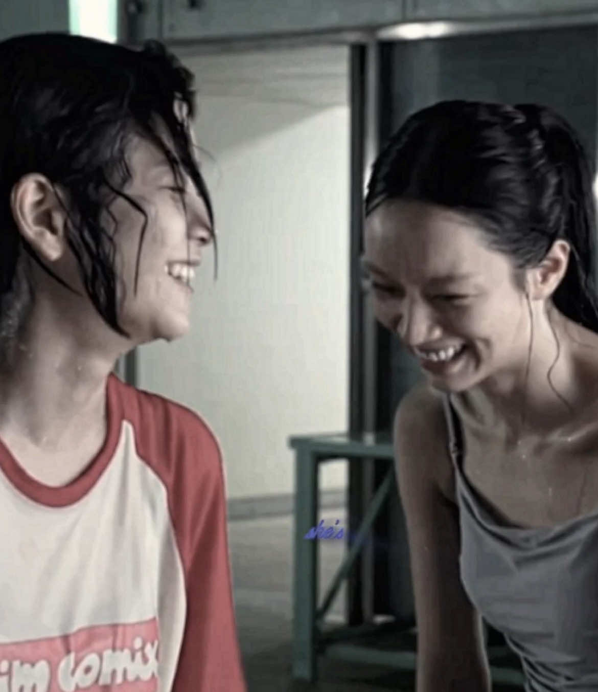idc if ppl say they’re just coworkers my gaydar says otherwise #leehyeri #chungsubin #friendlyrivalry #edit #hyegasm 