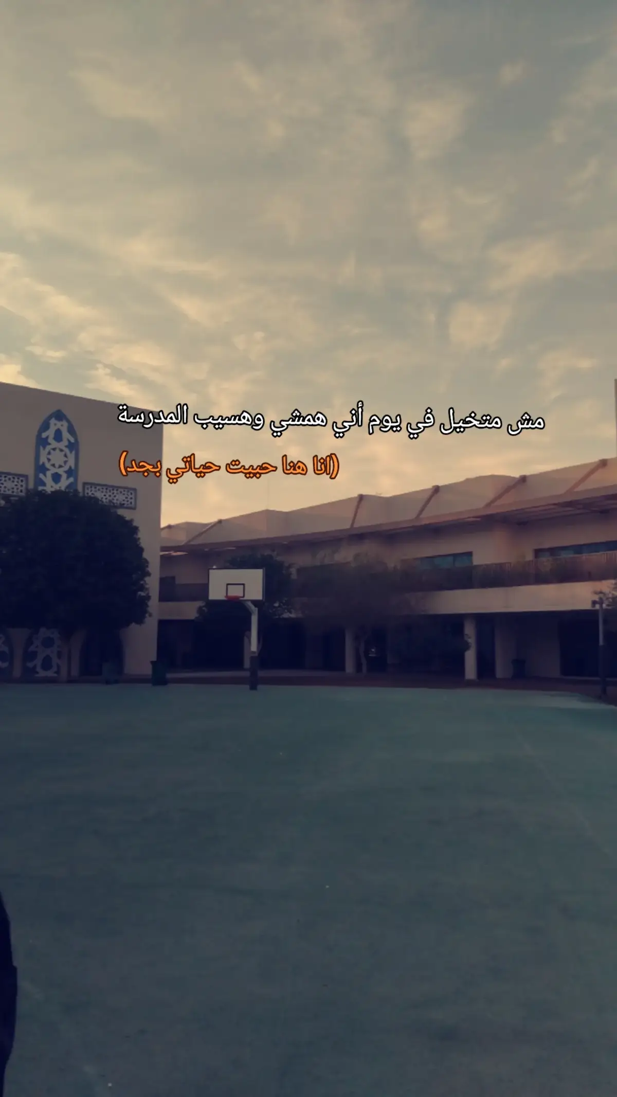 هتيوحشني صحابي هيوحشني ذكرياتي هيوحشني كل حاجه انا عشت هنا حياتي بحلوها ومرها مش متخيل انه في يوم كل واحد فينا هيروح بلاد ونفترق انا عارف انه اغلبكم مش طيقني بس بجد انا بحبكم اوي وحقكم عليا او على اي حد زعلته انته بجد الي اديته حياتي طعم 💞#qatar #المدرسه_الفلسطينيه_قطر #مدرسه 