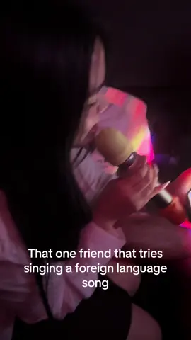 That friend that tries singing a foreign language song at kareoke #ktv #kareoke #sydney #australia #fyp #foryou #foryoupage #foryourpage #xyzbca 