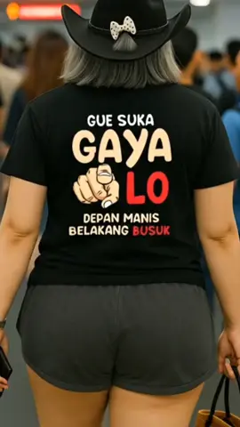 Gue suka gaya lo😒 #kaos #kaospria #kaosdistro #kaoskatakata #tshirt 