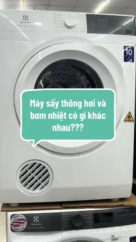🫱🏻Bạn đang phân vân giữa máy sấy thông hơi và bơm nhiệt Electrolux? Sự khác biệt nằm ở công nghệ sấy và cách tiết kiệm điện. Dòng bơm nhiệt sấy ở nhiệt độ thấp, giúp quần áo mềm – bền màu – thơm lâu, lại còn giảm đến 50% điện năng tiêu thụ. 👉 Xem ngay dòng máy phù hợp nhất cho gia đình bạn nhé #Electrolux #MaySayQuanAo #MaySayBomNhiet #TuVanGiaDung #GiaDinhThongMinh