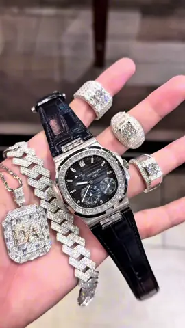 Combo Pateck + Trang Sức lấp lánh trẻ đẹp thật sự 😍⌚️💎💍 Mời ae tham khảo !! #xuhuong #fyp #vietluxry #donghonam #donghodeotay 
