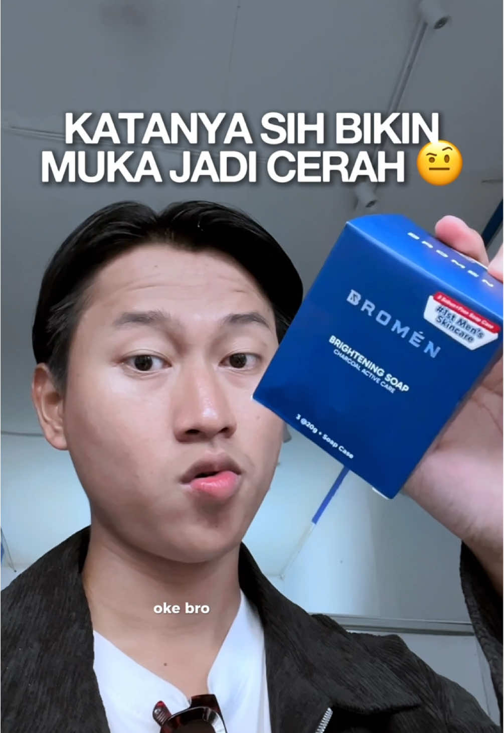 Bromen Brightening soap ! biar hasil maksimal pakee rutin gess 😎🔥 #bromen #bromenskincarecowok #bromenskincare #skincarepria #skincarecowok 