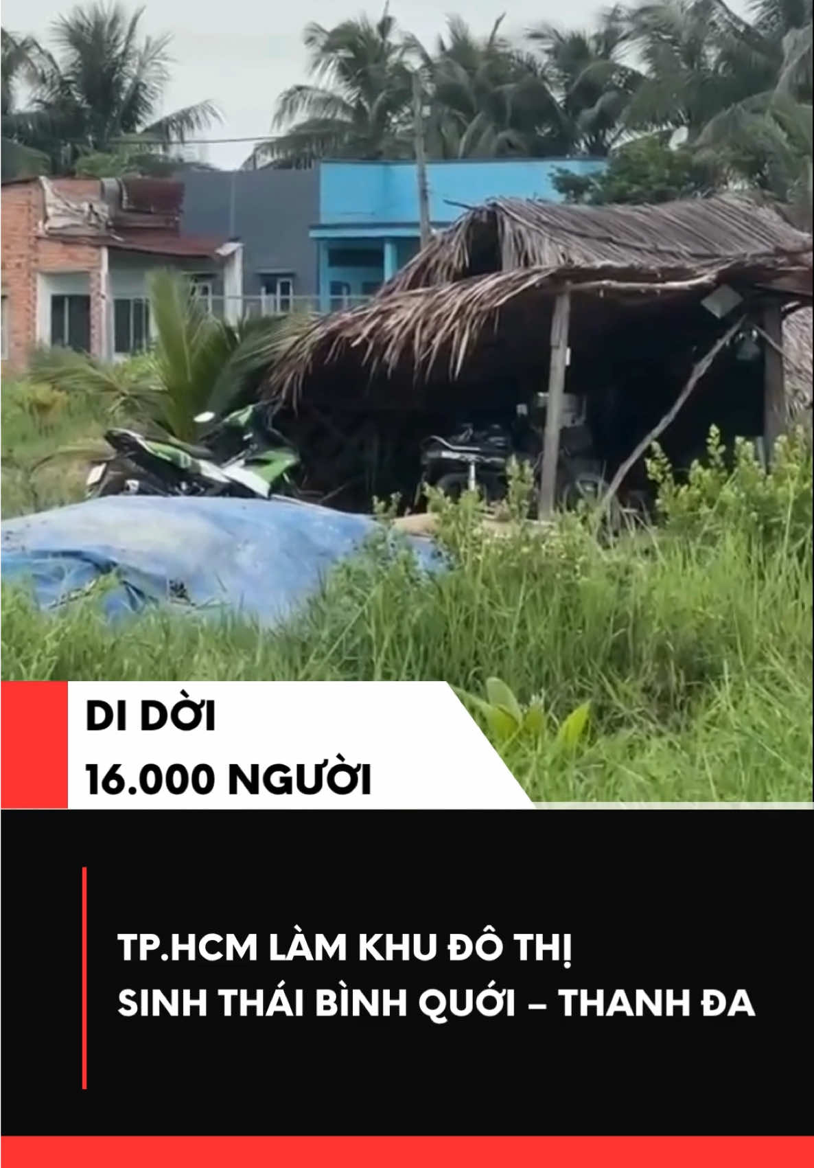 Dự án mang lời hứa về một tương lai xanh, hiện đại. Nhưng trong hành trình ấy, 16.000 người sẽ đi về đâu? #binhquoi #tphcm #batdongsan 