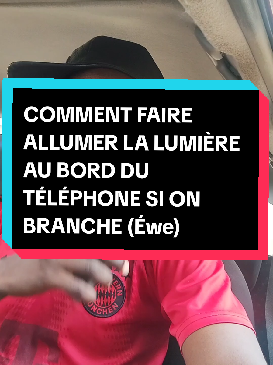 Comment faire allumer la lumière au bord du téléphone si on branche #allumer_lumiere #brancher_telephone #lumiere_bord 