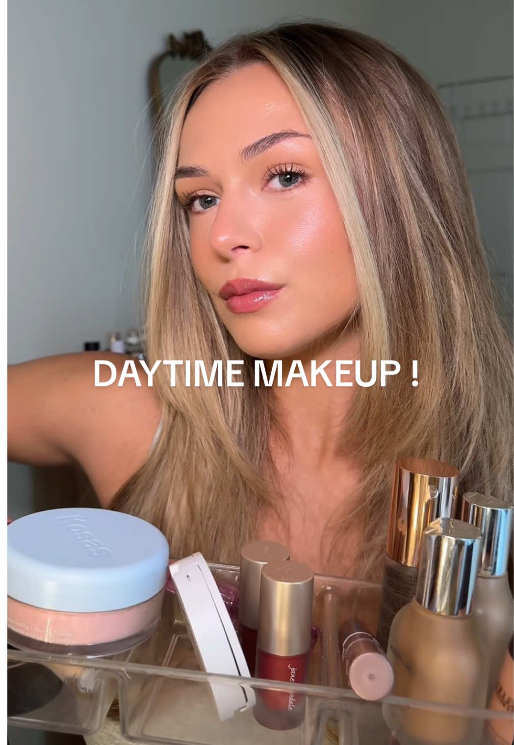 my go to daytime makeup lately 💌 #makeuplooks #daytimemakeup #makeupforacneskin #makeuphacks #oilyskinmakeup @Iconic London @Kosas @Haus Labs @makeupbymario @Saie @rhode skin @Kylie Cosmetics 