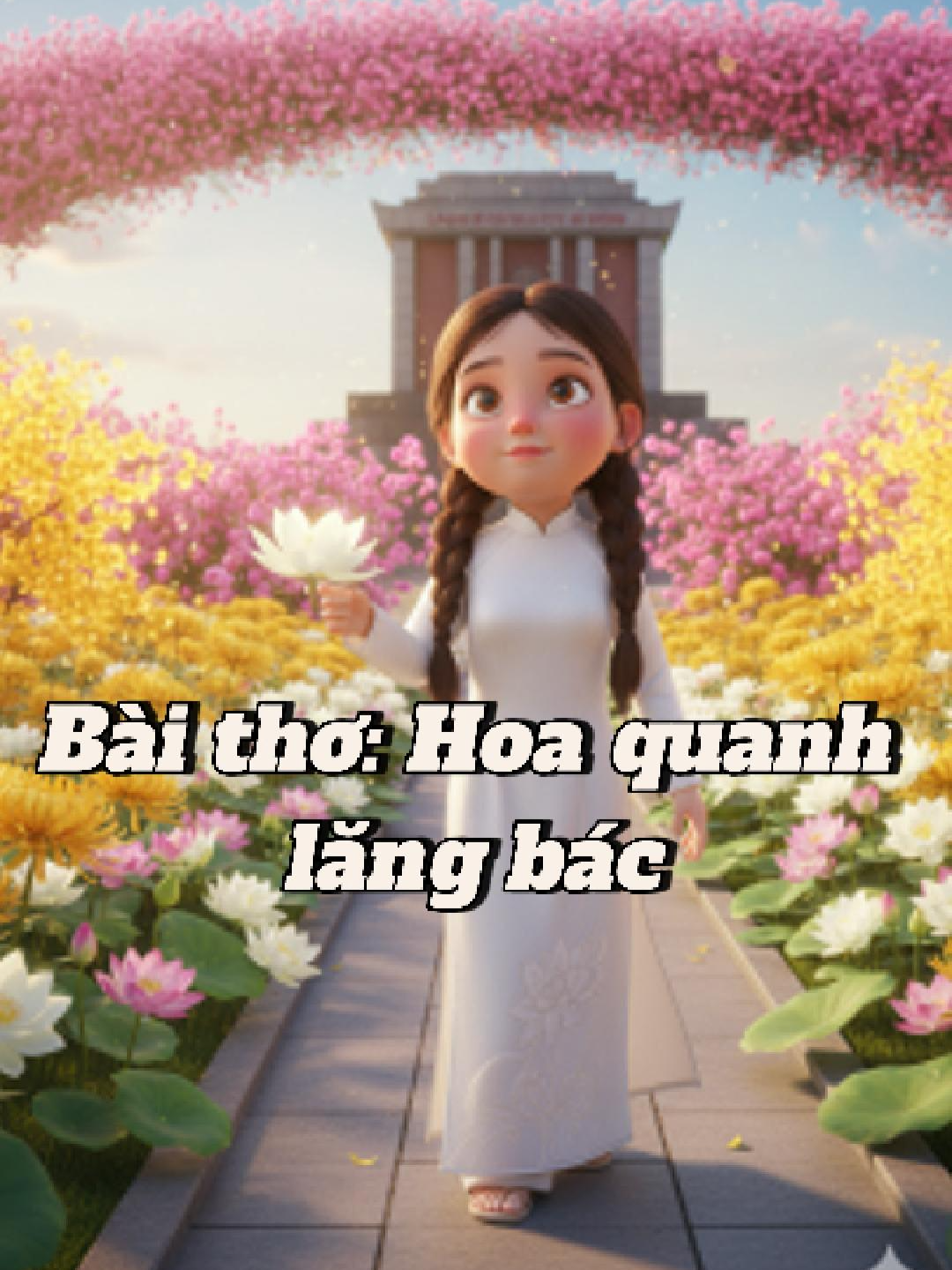 hoa quanh lăng bác #LearnOnTikTok #xuanthotruyen #mamnongiaitri #mamnon