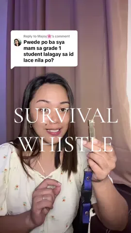 Replying to @Majoy🌸 #emergencyessentials #outdooressentials #whistle #disasterpreparedness #whistlefornaturalcalamity 