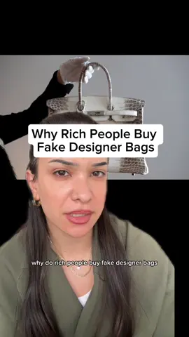 How fake handbags became a status symbol among wealthy women. #luxurybrand #brandstrategy #luxurylife #hermes #birkin 