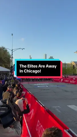 The 2025 Bank of America Chicago Marathon has started! It’s a beautiful morning for what will hopefully be a great day of marathon racing. #AbbottWMM #yourworldrunit #marathon #Running #run  