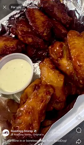 RoadDog Stores - Try our Bone in or BoneLess WINGS from RoadDog!  Building The Brand… #RoadDog  #RoadDogRewards 